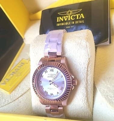 Brand New Invicta Pro Diver Watch-24.5mm, Rose Gold, Model 37425 - Image 1