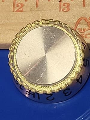 FANCY RETRO 2-13 TV TURN KNOB - NUMBER SELECTOR - VINTAGE TELEVISION PART - Thumbnail 10