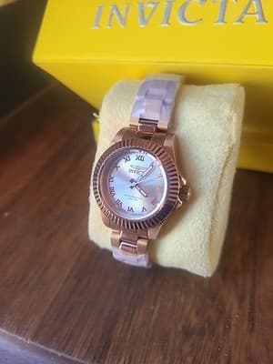 Brand New Invicta Pro Diver Watch-24.5mm, Rose Gold, Model 37425 - Thumbnail 4