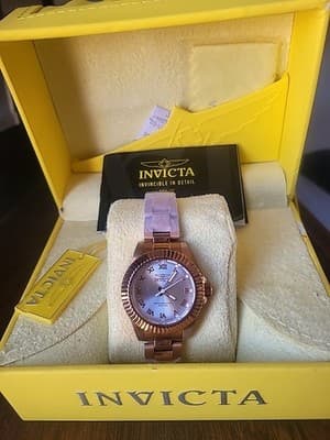 Brand New Invicta Pro Diver Watch-24.5mm, Rose Gold, Model 37425 - Thumbnail 7