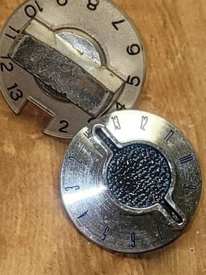 Vintage Retro TV Knob - Television Selector Kob Lot (2) - Thumbnail 4
