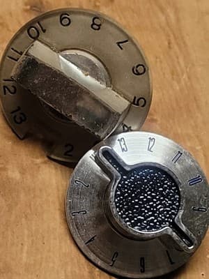 Vintage Retro TV Knob - Television Selector Kob Lot (2) - Thumbnail 5