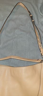Excellent ConditionREBECCA MINKOFF Tan Pebbled Leather Tassels Hobo Shoulder Bag - Thumbnail 22