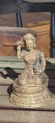 3 Buddha bronze Brass Vajrasattva Tara Kwan-Yin,Meditation Buddha,Nang Kwak - Thumbnail 14