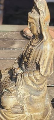 3 Buddha bronze Brass Vajrasattva Tara Kwan-Yin,Meditation Buddha,Nang Kwak - Thumbnail 4