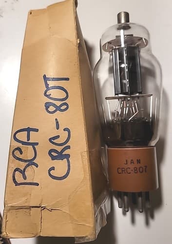 Vintage RCA JAN CRC-807 (807) Vacuum Tube