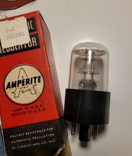 1 Vintage NOS Amperite 3V4 Vacuum tube