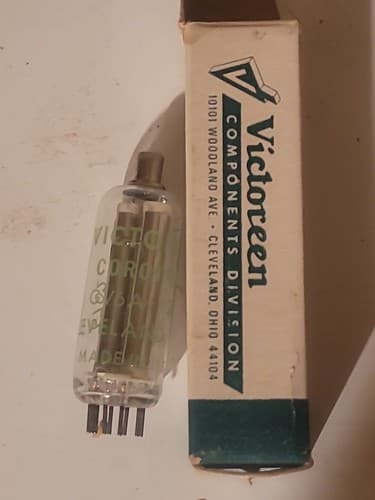 One Rare NIB NOS Vintage VICTOREEN GV6A-1200 Electron Tube, Mass Spec - Thumbnail 2