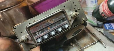 VINTAGE 1962 PONTIAC DELCO PUSH BUTTON RADIO Model 983579 Great Condition! - Thumbnail 4