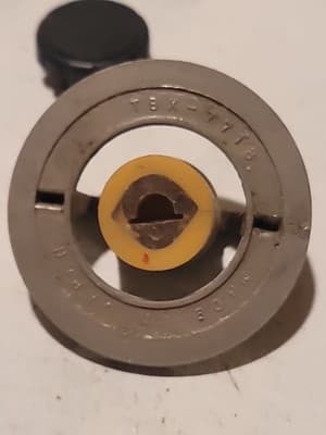 SMALL RETRO TV TELEVISION SELECTOR KNOB - VINTAGE -2-13 NUMBERS - Thumbnail 5