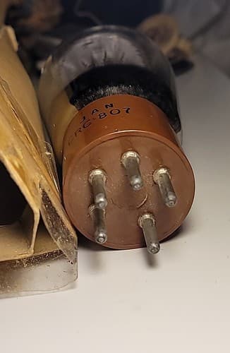 Vintage RCA JAN CRC-807 (807) Vacuum Tube - Thumbnail 3