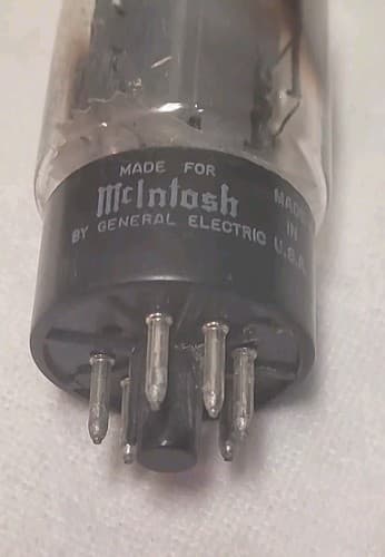 1 Vintage McIntosh Clear Top 6L6GC Vacuum Tube - Thumbnail 3