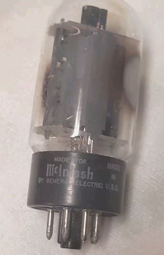 1 Vintage McIntosh Clear Top 6L6GC Vacuum Tube - Thumbnail 2