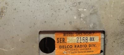 VINTAGE 1962 PONTIAC DELCO PUSH BUTTON RADIO Model 983579 Great Condition! - Thumbnail 11