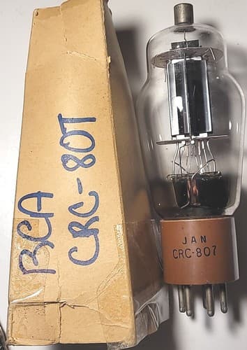 Vintage RCA JAN CRC-807 (807) Vacuum Tube - Thumbnail 2