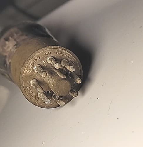 1 Vintage 7F8 Vacuum Tube Used - Thumbnail 3