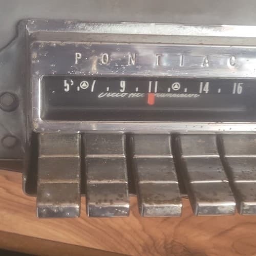 VINTAGE 1959-1962 PONTIAC FULL-SIZE AM RADIO 983579 Catalina Ventura Bonneville - Thumbnail 5