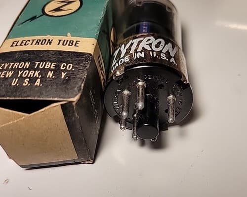 1 Rare Vintage Zytron 6C5GT NOS NIB Vacuum Tube - Thumbnail 6