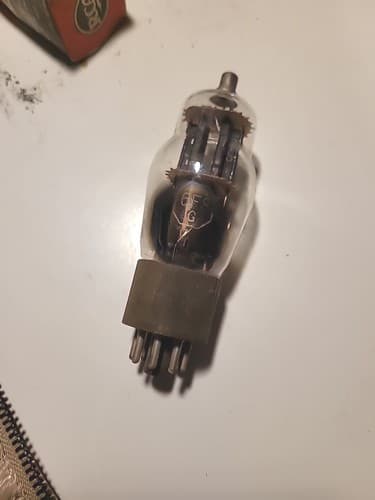1 Vintage 7F8 Vacuum Tube Used - Thumbnail 4