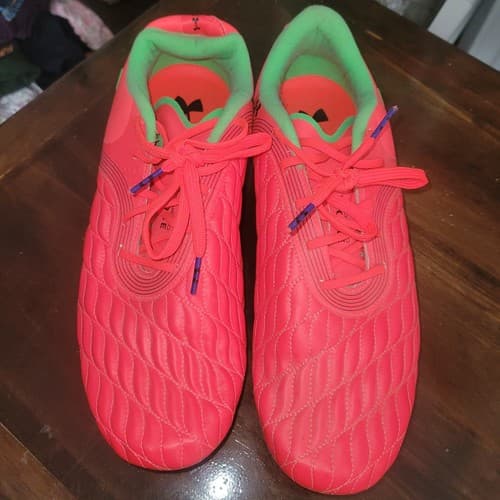 Under Armour Magnetico Pro 3 FG Men Soccer Cleats Sz 11 Red/Green 3027497-600 - Thumbnail 3