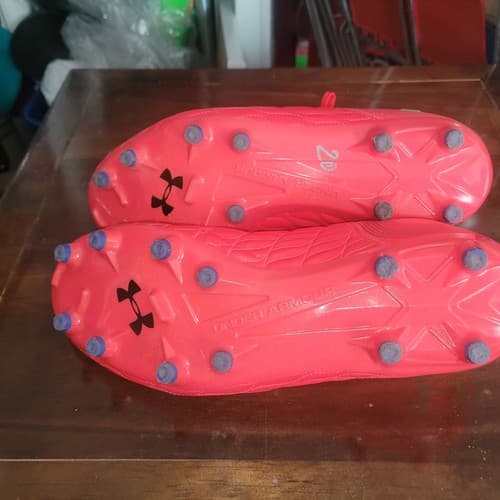 Under Armour Magnetico Pro 3 FG Men Soccer Cleats Sz 11 Red/Green 3027497-600 - Thumbnail 6