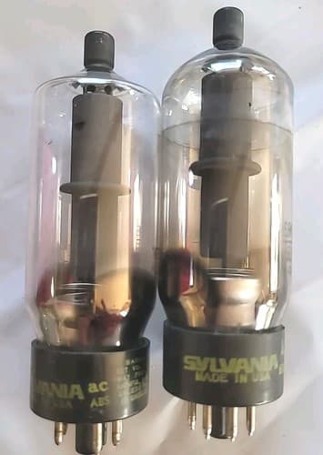2- Vintage Old Stock Sylvania 6BK4C/6EL4A Vacuum Tubes FREE SHIPPING