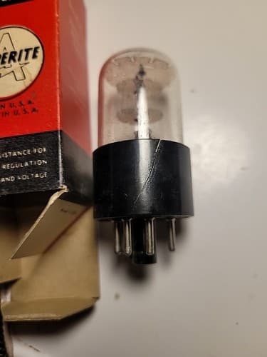 1 Vintage NOS Amperite 3V4 Vacuum tube - Thumbnail 2