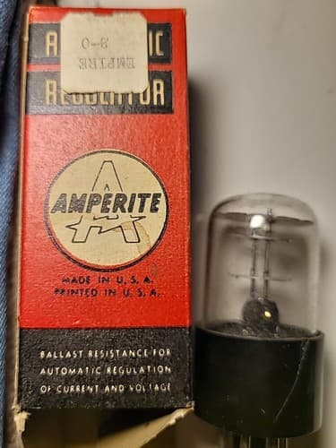 1 Vintage NOS Amperite 3V4 Vacuum tube - Thumbnail 5