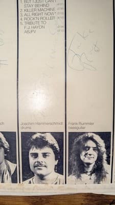 Autographed Lancelot "But I Just Can't Stay Behind" 1983 LP All Members Signed - Thumbnail 5