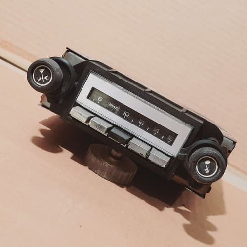 Vintage Delco GM Car Push Button AM Radio Parts