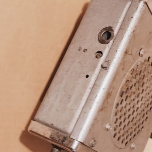 Vintage All Transistor Chrome Face Car Radio Stereo - Thumbnail 6