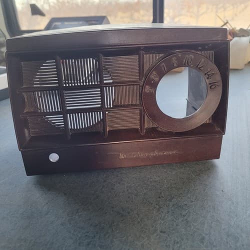 VINTAGE Westinghouse H-365T5 Art Deco Tube Radio COVER Bakelite FREE SHIPPING! - Thumbnail 3