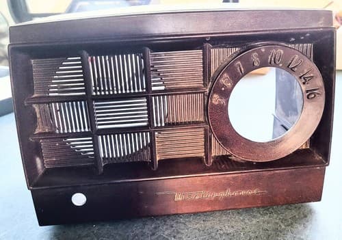 VINTAGE Westinghouse H-365T5 Art Deco Tube Radio COVER Bakelite FREE SHIPPING! - Thumbnail 7