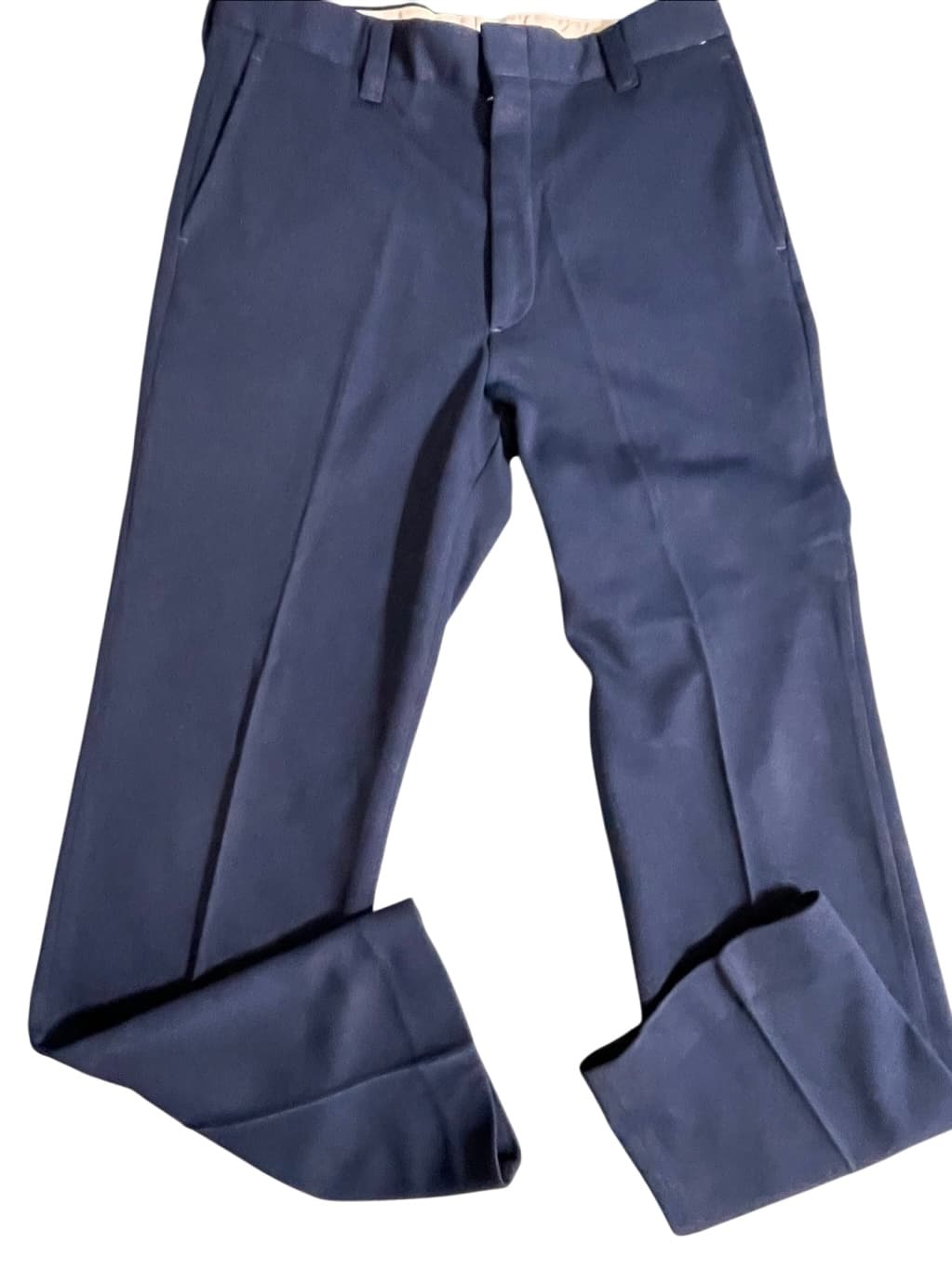 Farah Vintage Men’s Iconic Blue Dress Pants - Thumbnail 5