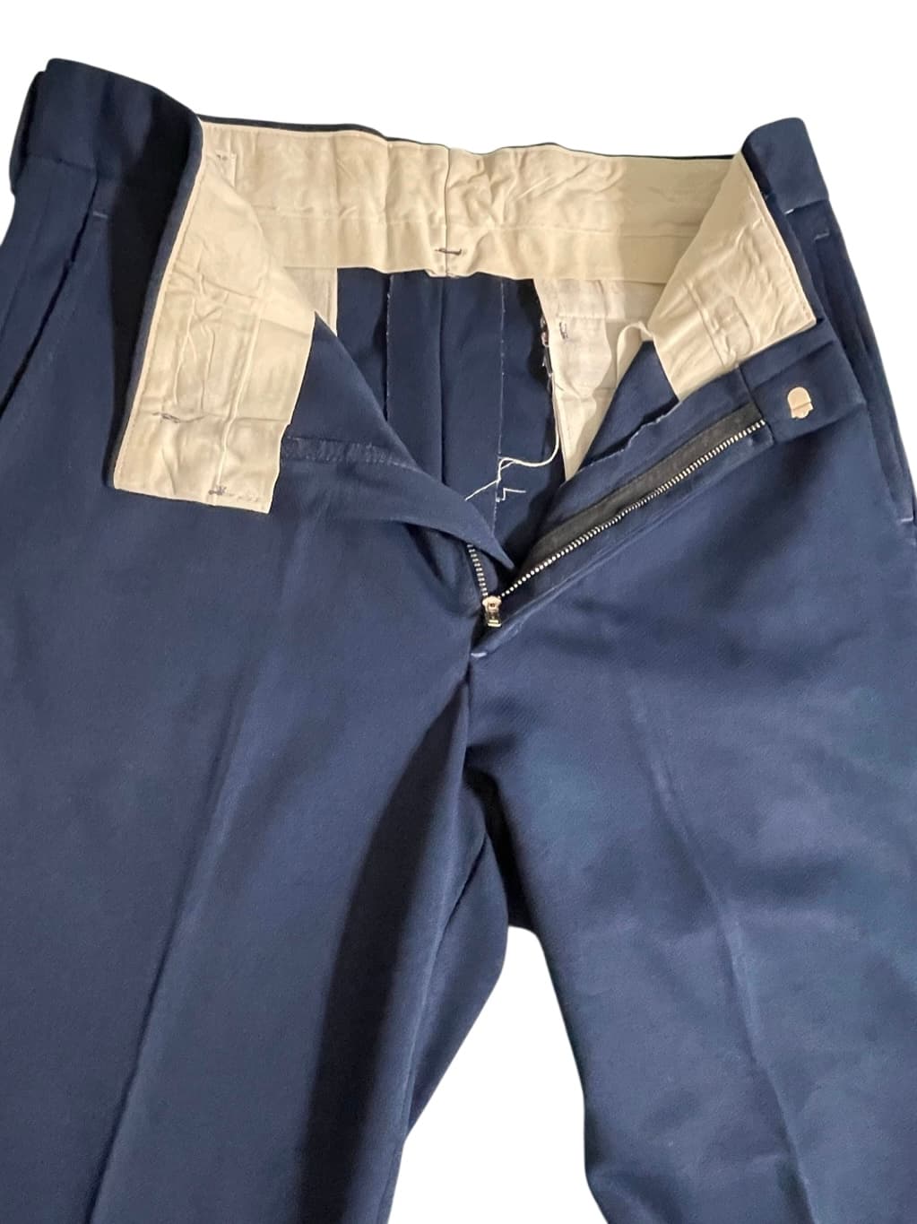 Farah Vintage Men’s Iconic Blue Dress Pants - Thumbnail 3