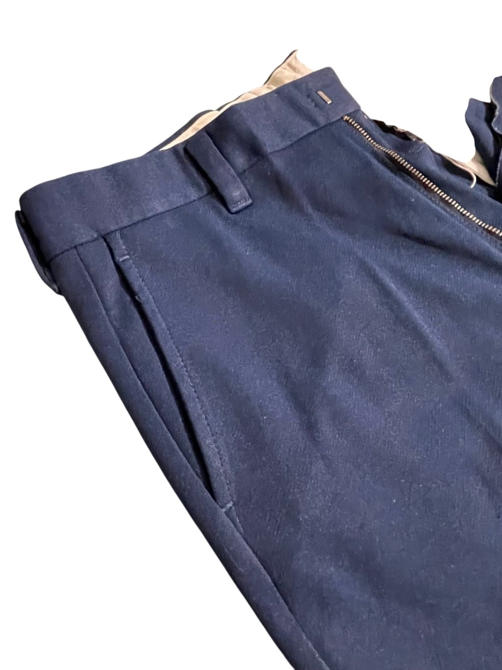 Farah Vintage Men’s Iconic Blue Dress Pants - Thumbnail 4