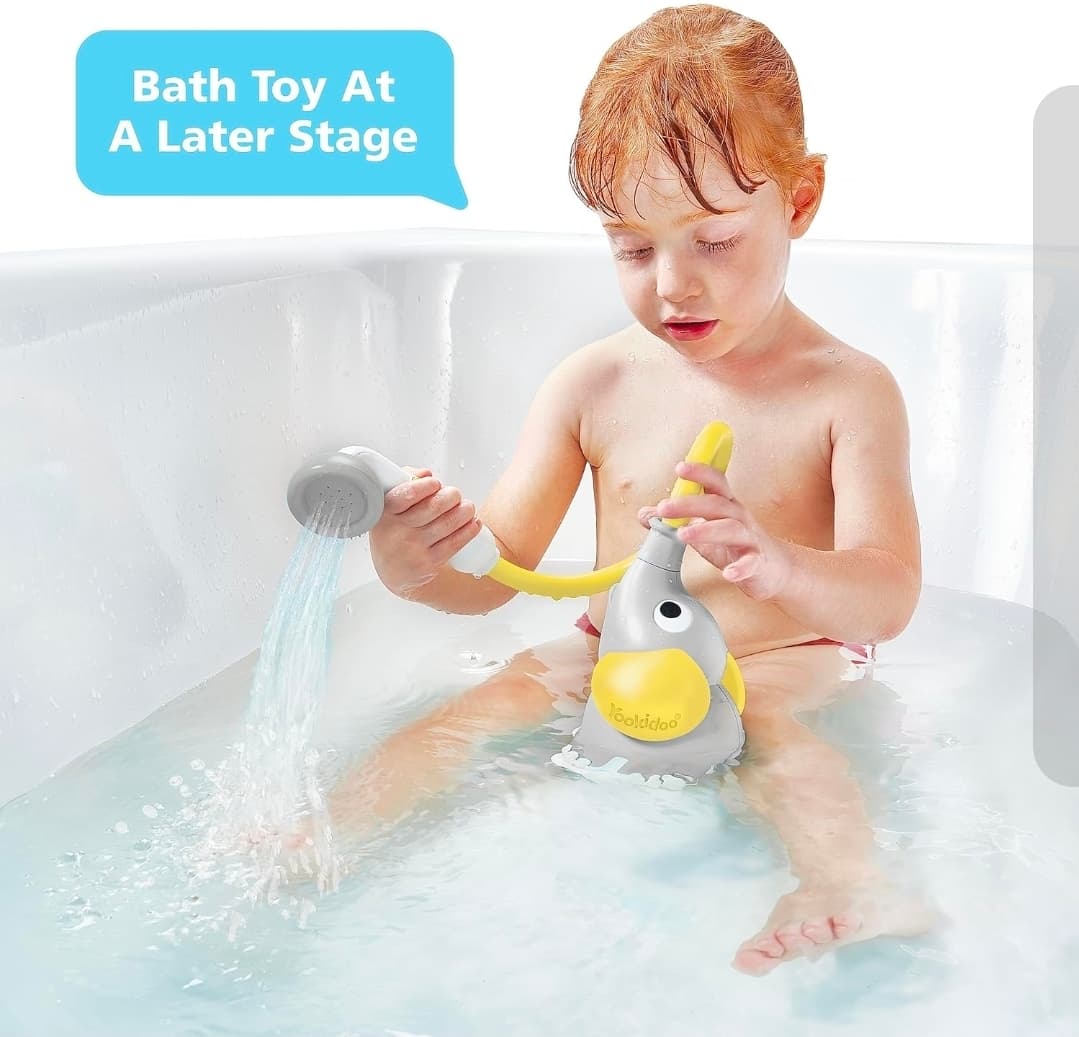 Yookidoo Elephant Baby Shower Bath Toy Gentle Stream NIB - Thumbnail 3