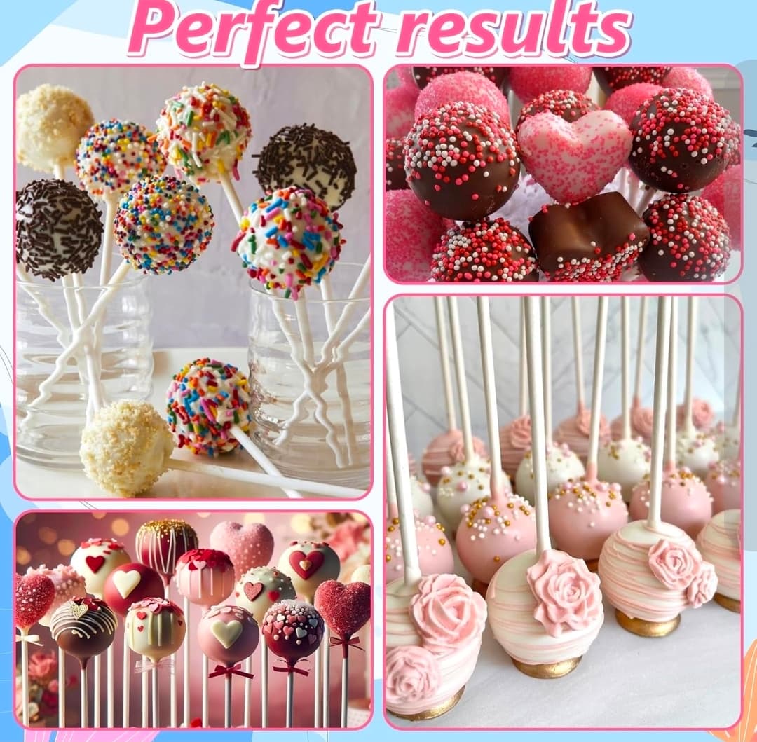 Cake Pop Mold Set 4 Shapes Silicone Baking Tools NIB - Thumbnail 4