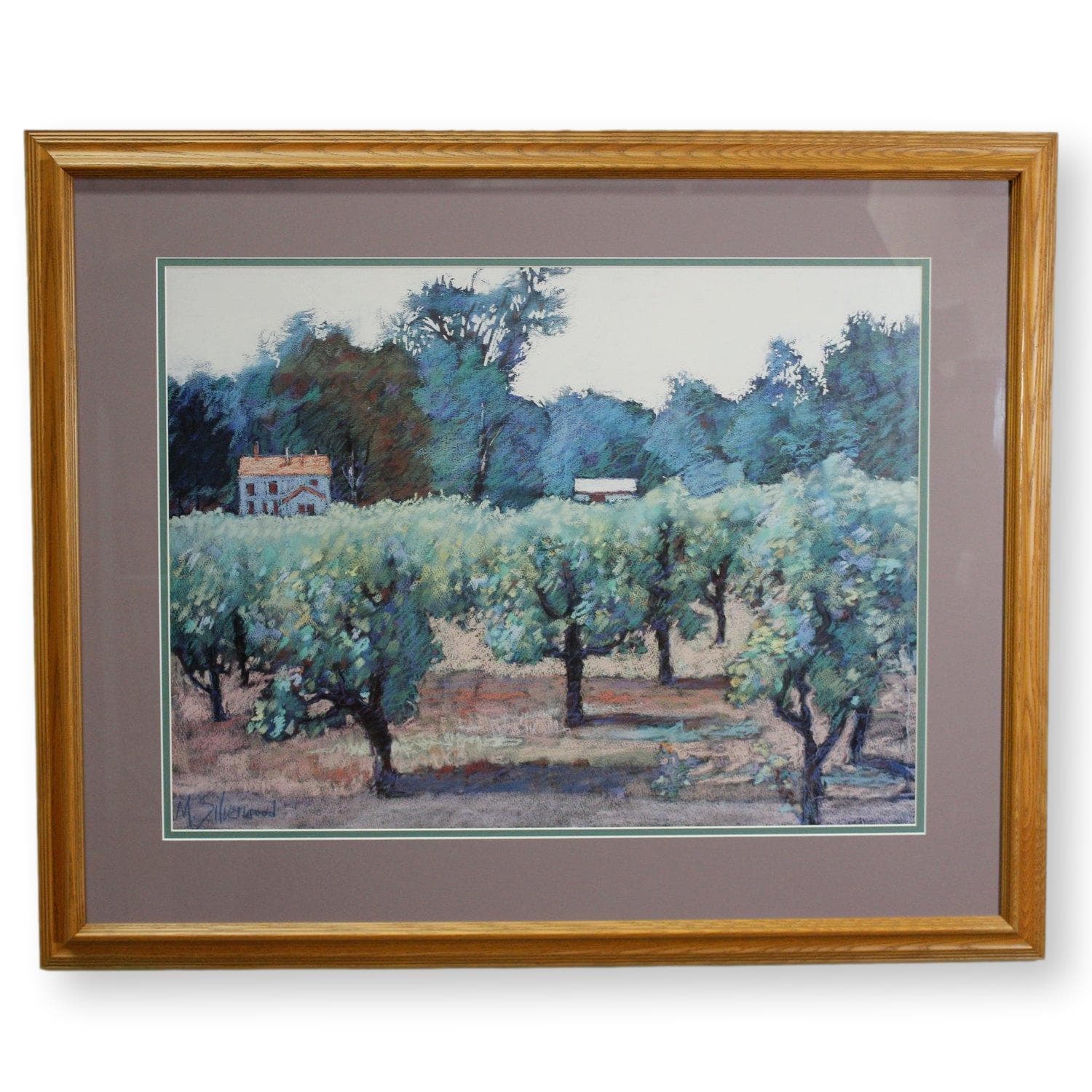 Framed Landscape Print by Mary Silverwood - Image 1