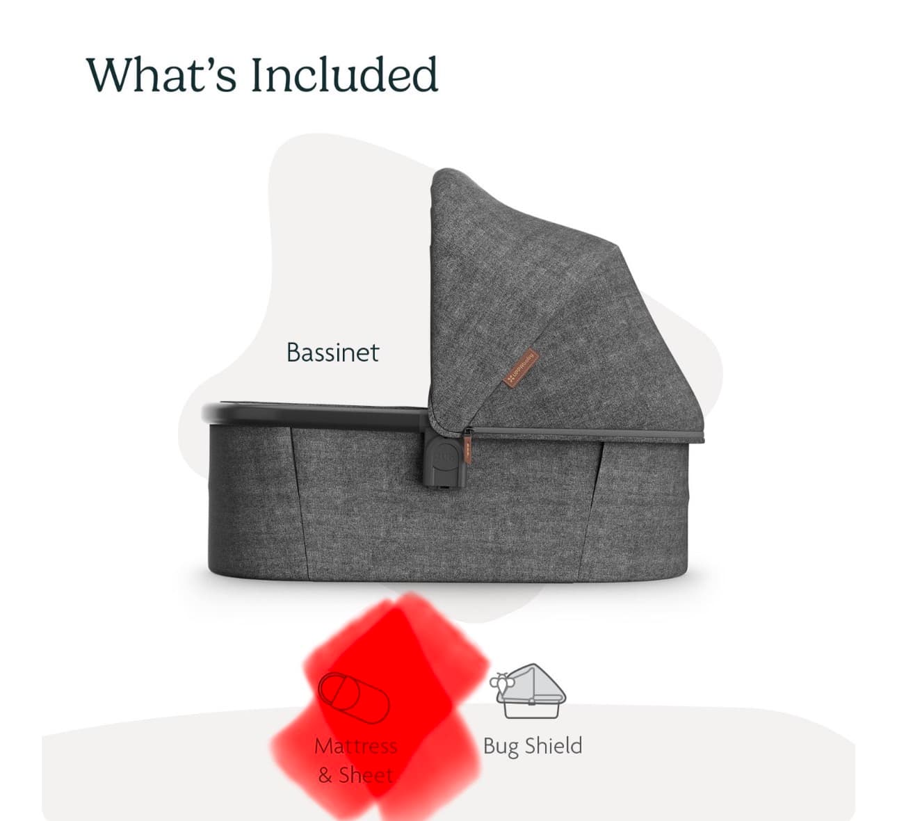 Uppababy Carrycot Plus V3 Stroller Attachment - Thumbnail 4