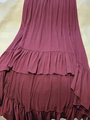 Mint Green high-low Ruffle Hem Skirt - Thumbnail 6