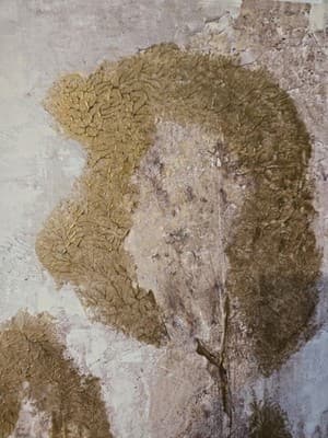 Abstract Textured Tree Art Panels Artwork Canvas Painting - Thumbnail 2