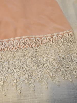 Womens Size Large Pullover Lace Adjustable Camisole Cami Top Apricot - Thumbnail 2
