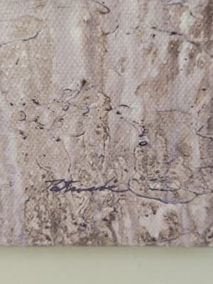 Abstract Textured Tree Art Panels Artwork Canvas Painting - Thumbnail 7
