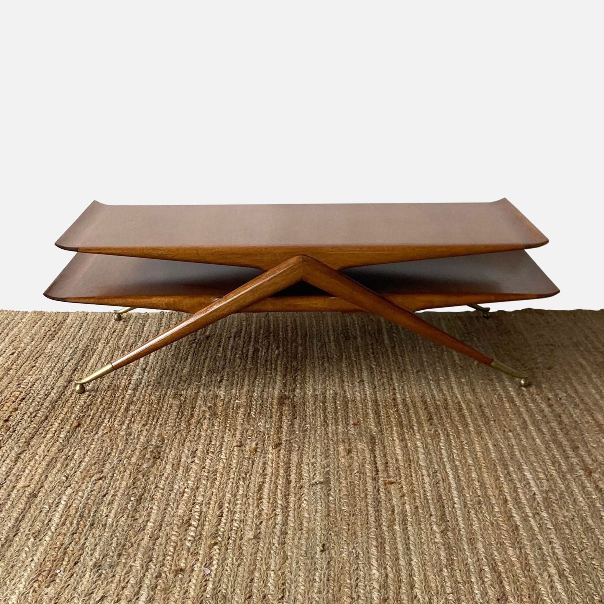 Italian 2 Tier Vintage Cocktail Table attributed to Ico & Luisa Parisi - Thumbnail 2