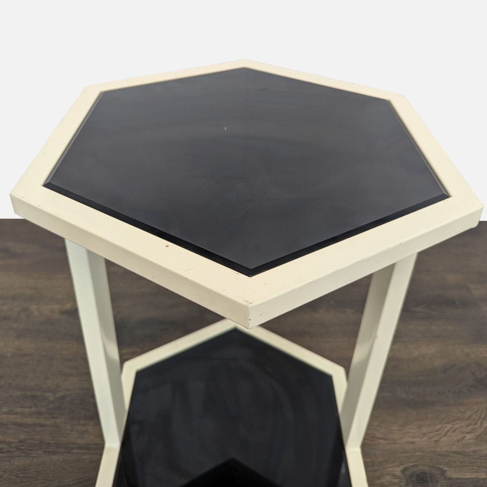 Pair of Nate Berkus Hexigon Side Tables - Thumbnail 4