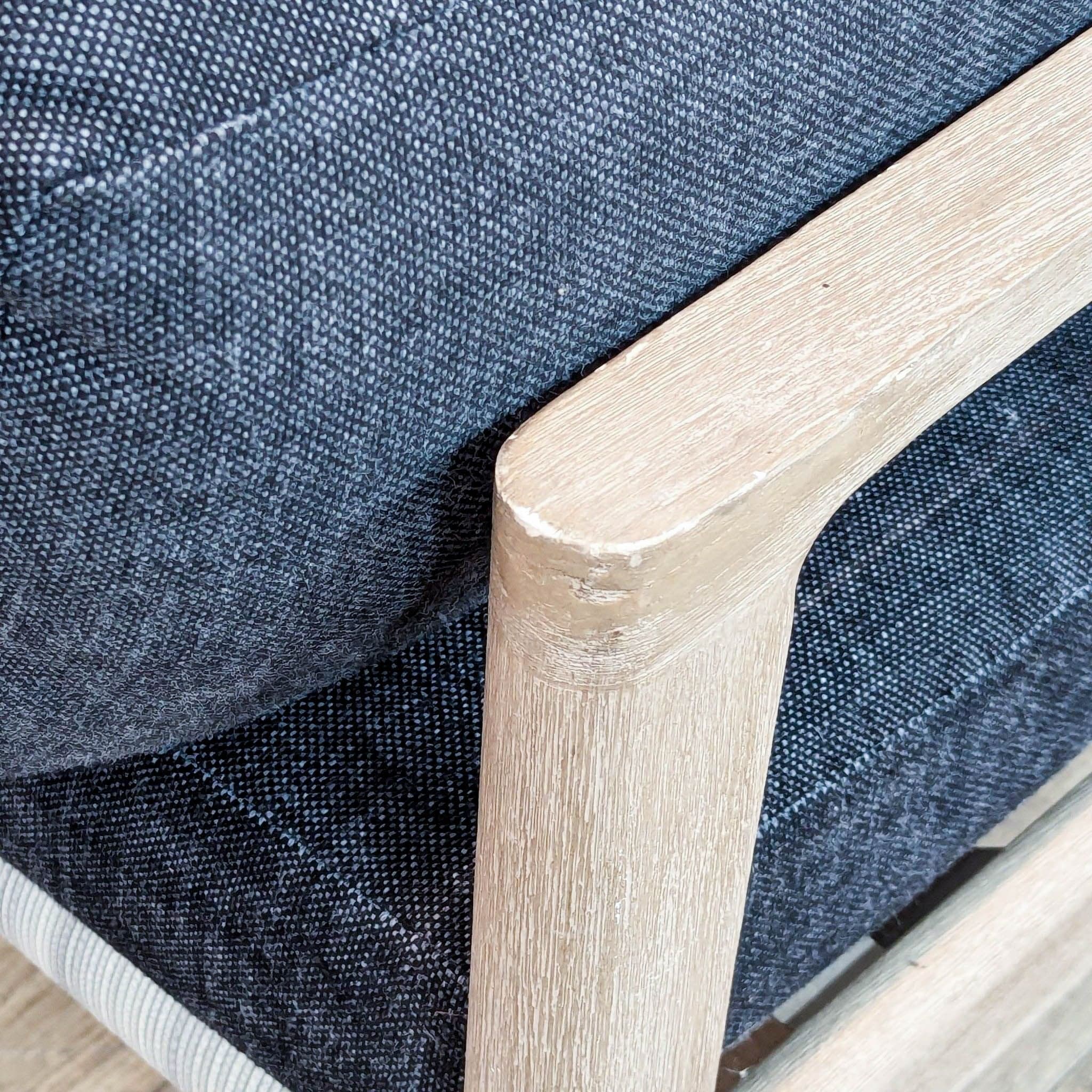 Restoration Hardware Mesa Weathered Teal Outdoor Sofa - Thumbnail 7
