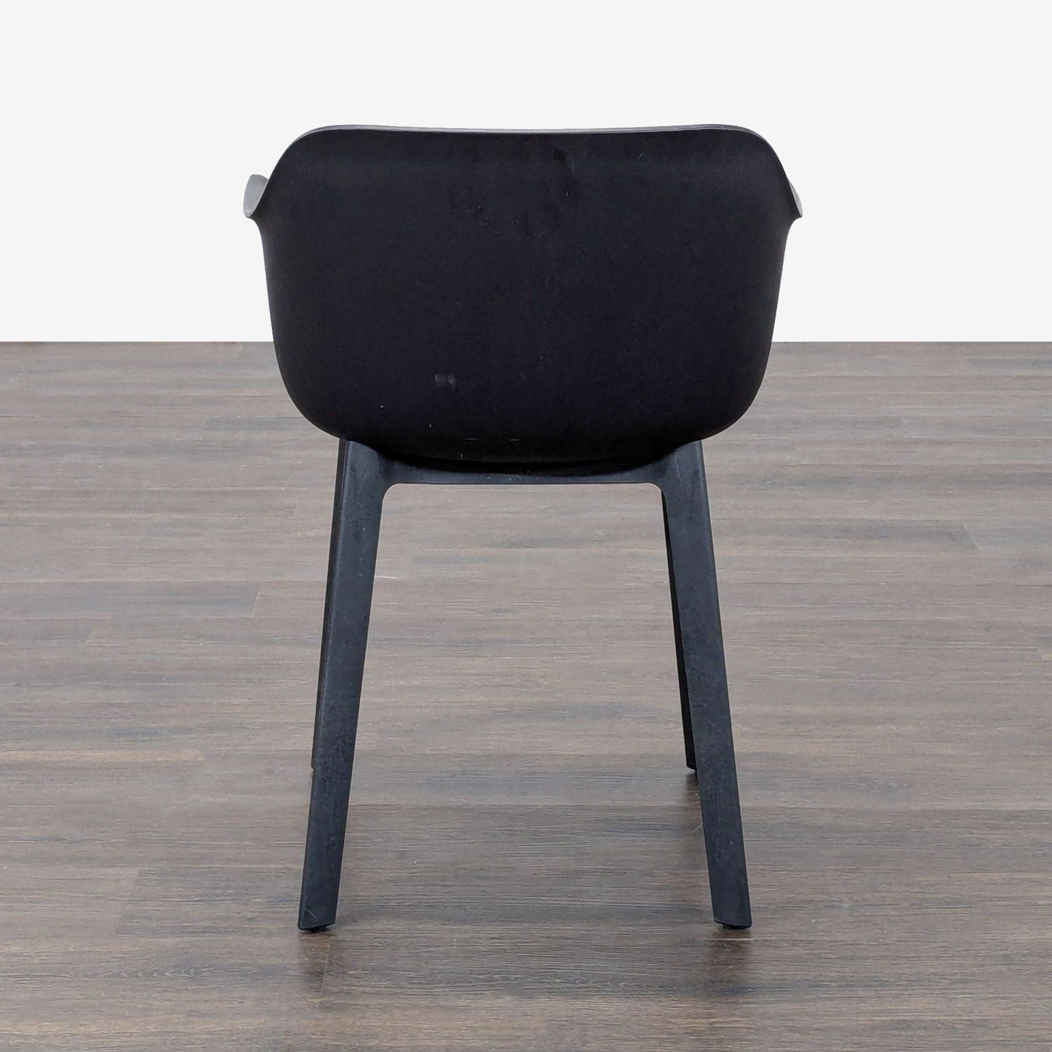 Set of 6 Resol Black Plastic Outdoor Armchairs – Modern and Durable - Thumbnail 7