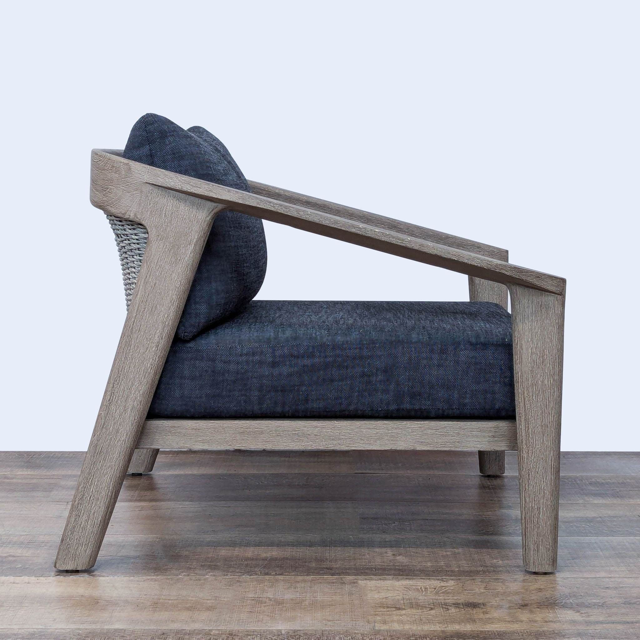 Restoration Hardware Malta Teak Lounge Chair - Thumbnail 2