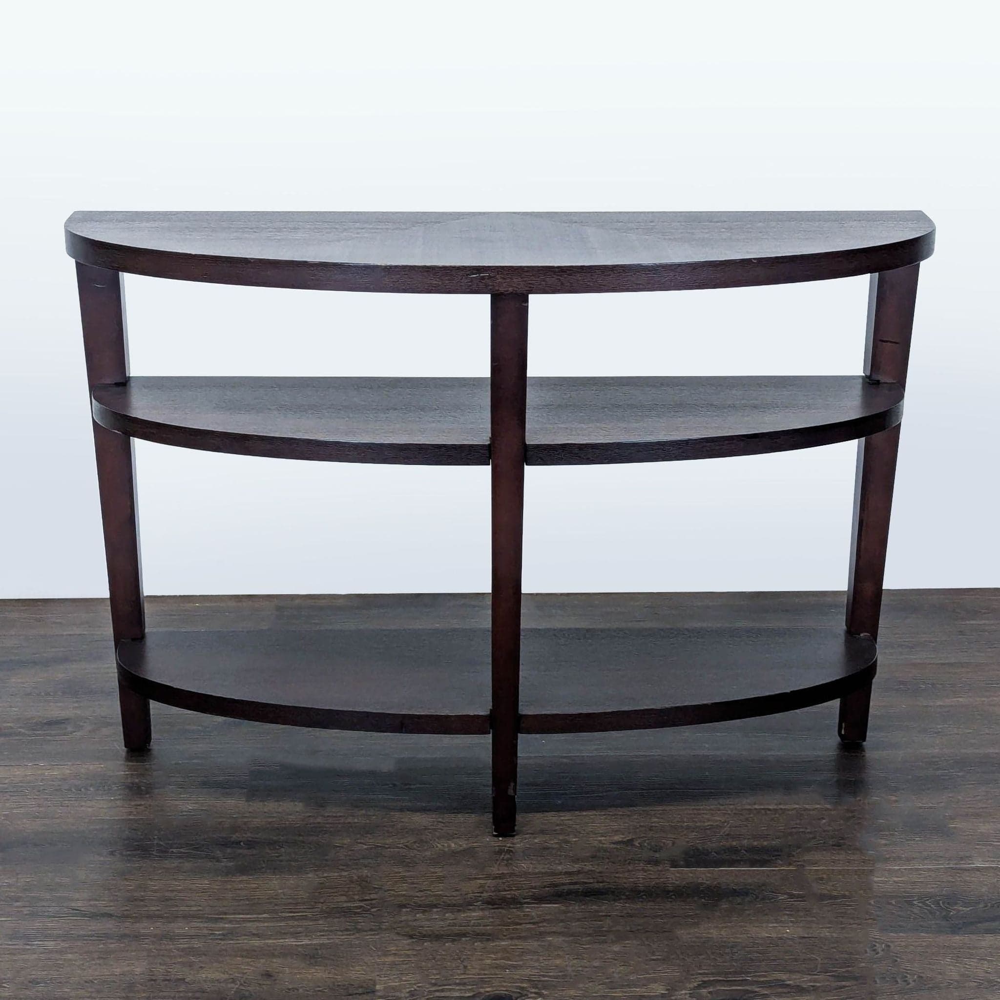 Three Tier Demilune Console Table - Image 1